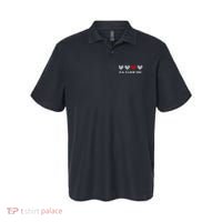 Ps I Love You Day ValentineS Day Purple Heart Polo thumb 0