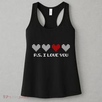 Ps I Love You Day ValentineS Day Purple Heart Women's Tank Top thumb 3