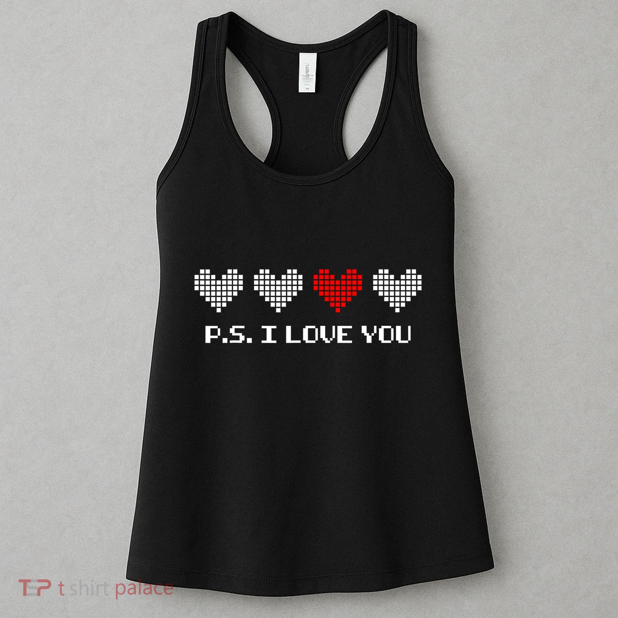 Ps I Love You Day ValentineS Day Purple Heart Women's Tank Top