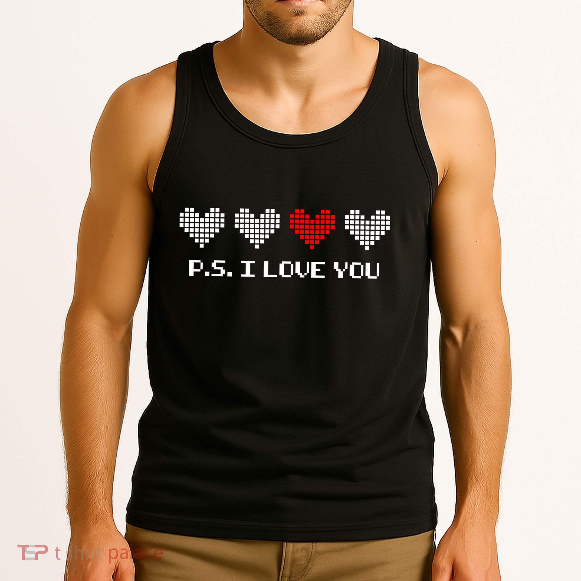 Ps I Love You Day ValentineS Day Purple Heart Tank Top