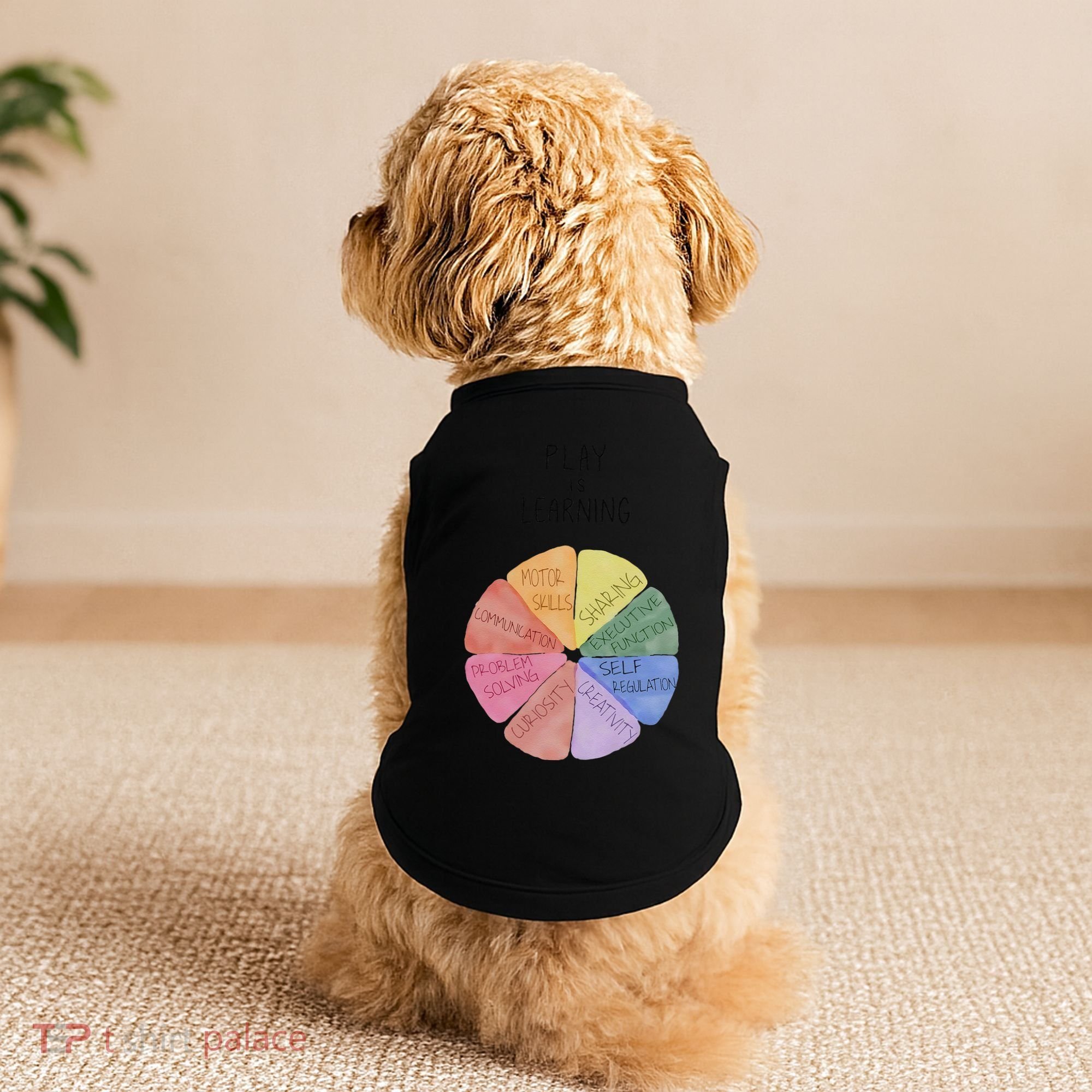Play Is Learning Funny Teacher Doggie Tank