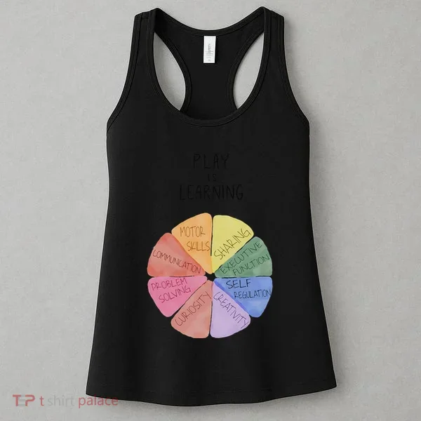 Play Is Learning Funny Teacher Women's Tank Top