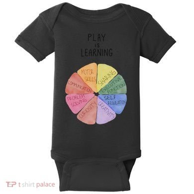 Play Is Learning Funny Teacher Baby Bodysuit