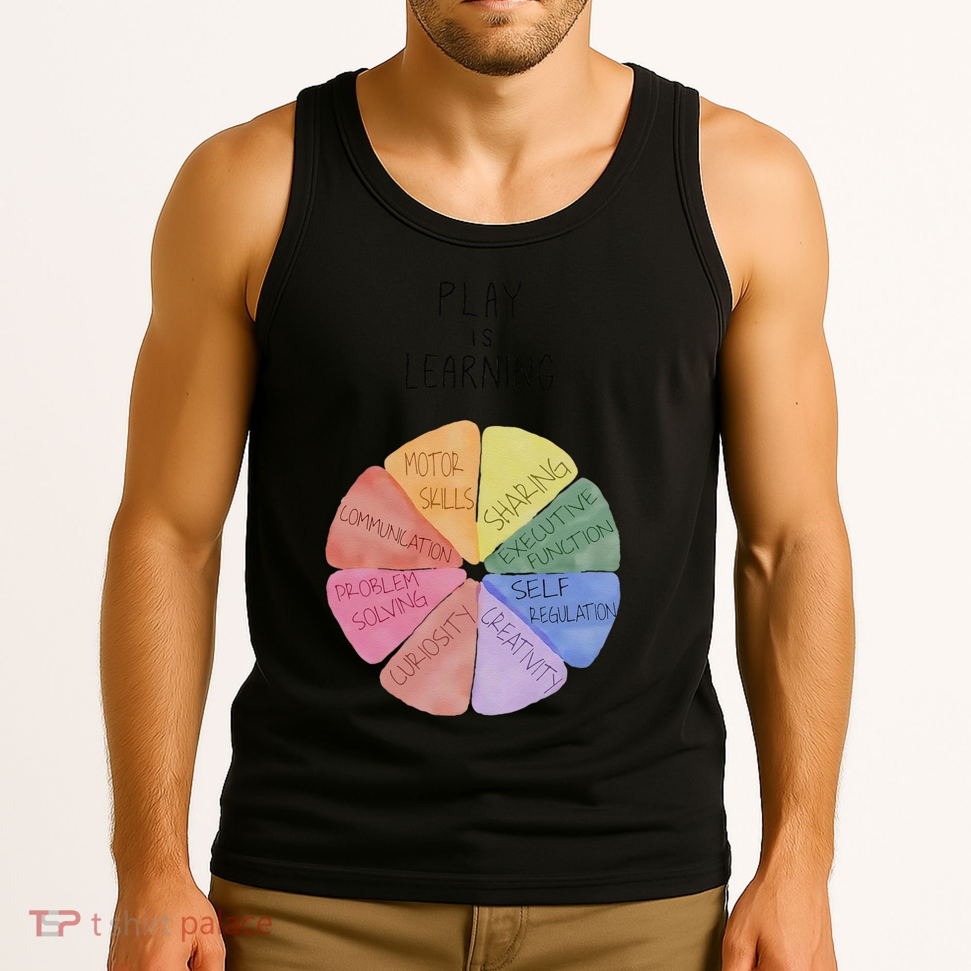 Play Is Learning Funny Teacher Tank Top