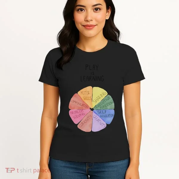 Play Is Learning Funny Teacher Women's T-Shirt