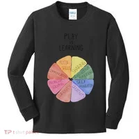 Play Is Learning Funny Teacher Kids Long Sleeve Shirt thumb 0