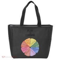 Play Is Learning Funny Teacher Tote Bag thumb 0