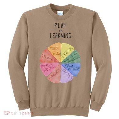 Play Is Learning Funny Teacher Sweatshirt