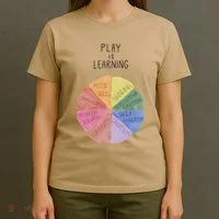 Play Is Learning Funny Teacher T-Shirt thumb 4