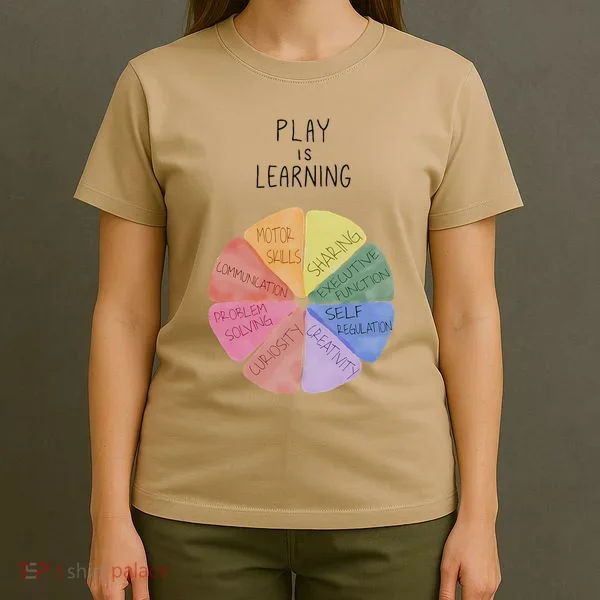 Play Is Learning Funny Teacher T-Shirt