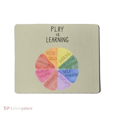 Play Is Learning Funny Teacher Mousepad