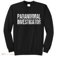 Paranormal Investigator Lazy Halloween Ghost Hunter Costume Sweatshirt thumb 0