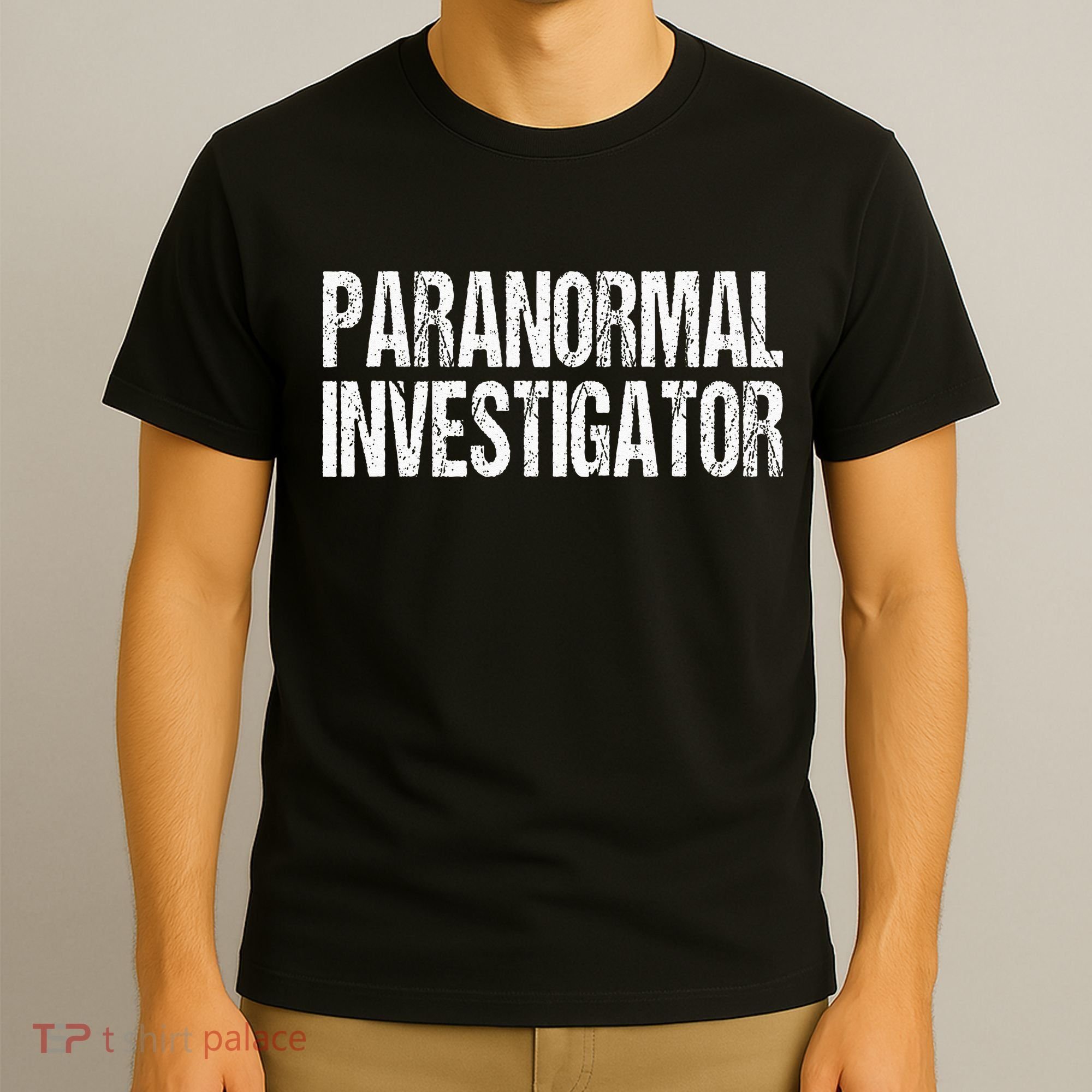Paranormal Investigator Lazy Halloween Ghost Hunter Costume T-Shirt