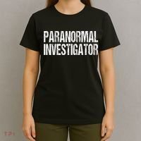 Paranormal Investigator Lazy Halloween Ghost Hunter Costume T-Shirt thumb 4