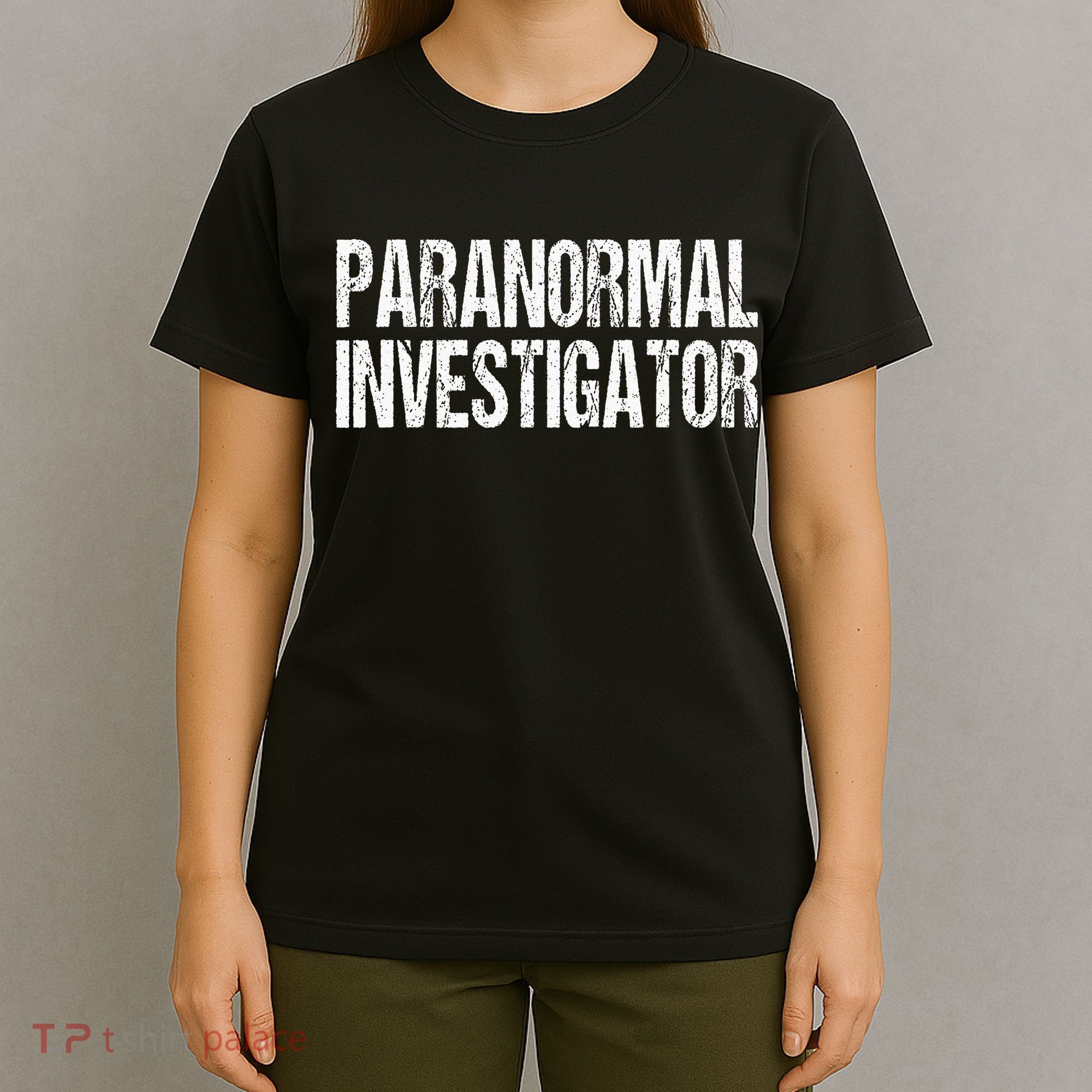 Paranormal Investigator Lazy Halloween Ghost Hunter Costume T-Shirt