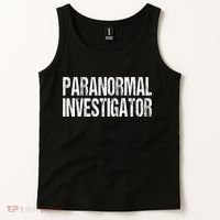 Paranormal Investigator Lazy Halloween Ghost Hunter Costume Tank Top thumb 2
