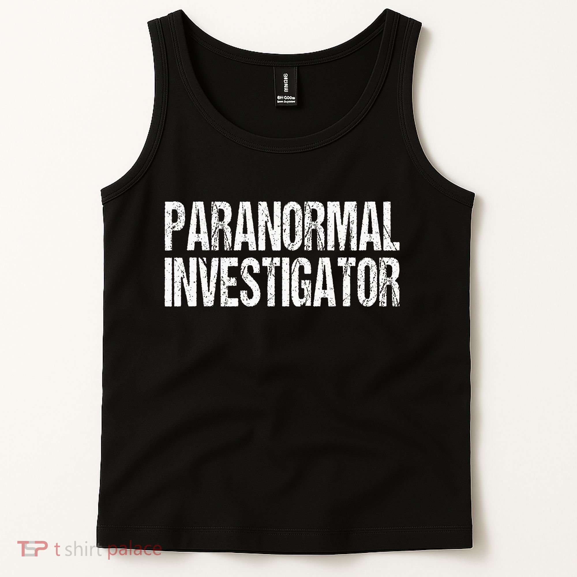 Paranormal Investigator Lazy Halloween Ghost Hunter Costume Tank Top