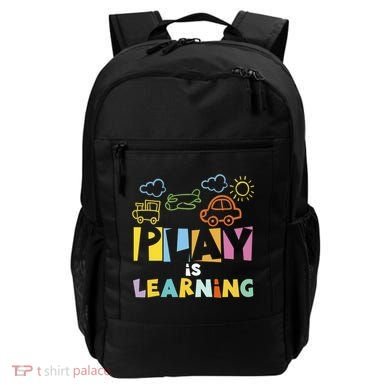 Play Is Learning Design T Designs For Teachers Preschool Gift Backpack