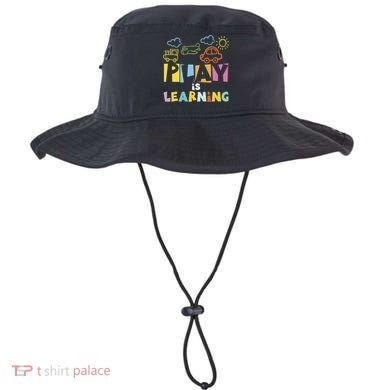 Play Is Learning Design T Designs For Teachers Preschool Gift Bucket Hat