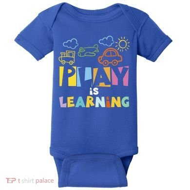 Play Is Learning Design T Designs For Teachers Preschool Gift Baby Bodysuit