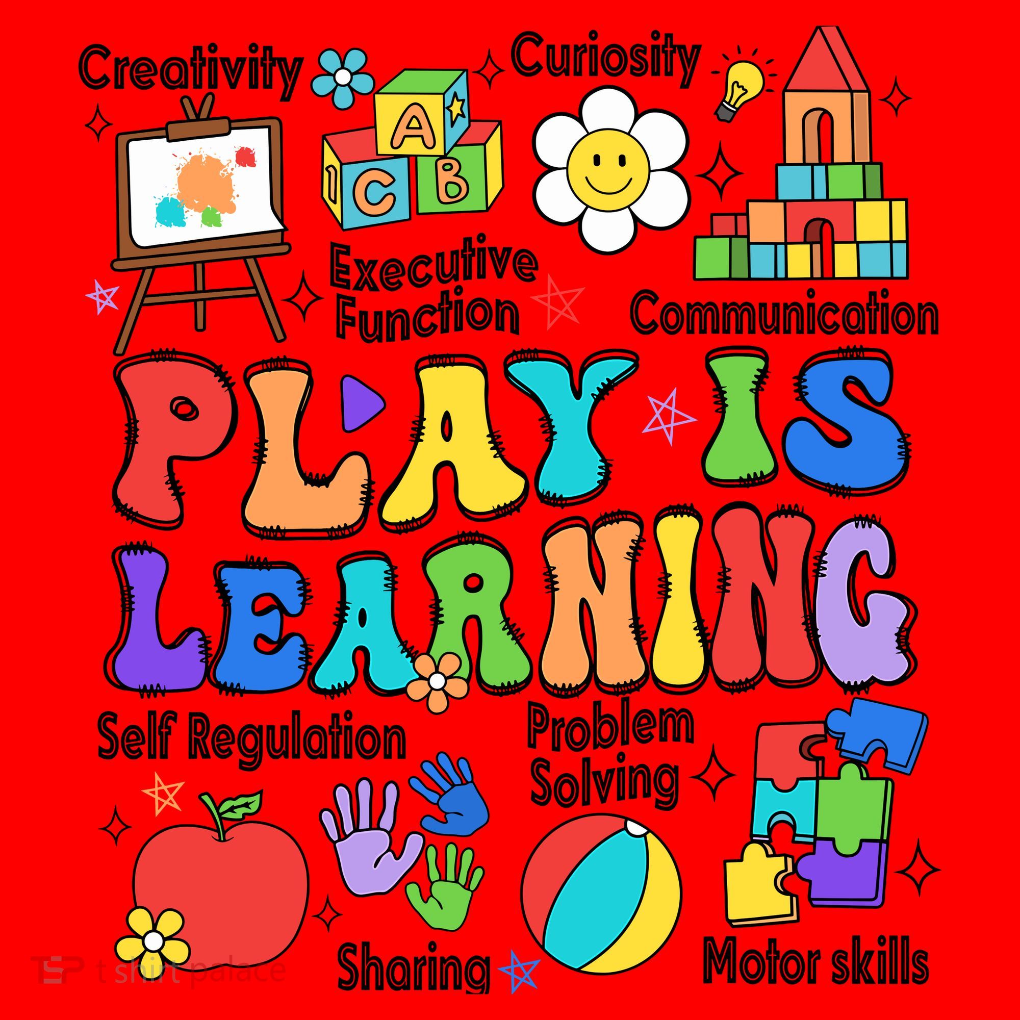 Play Is Learning Teacher Back To School First Day Of School Santa Hat