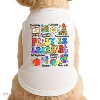 Play Is Learning Teacher Back To School First Day Of School Doggie Tank thumb 0