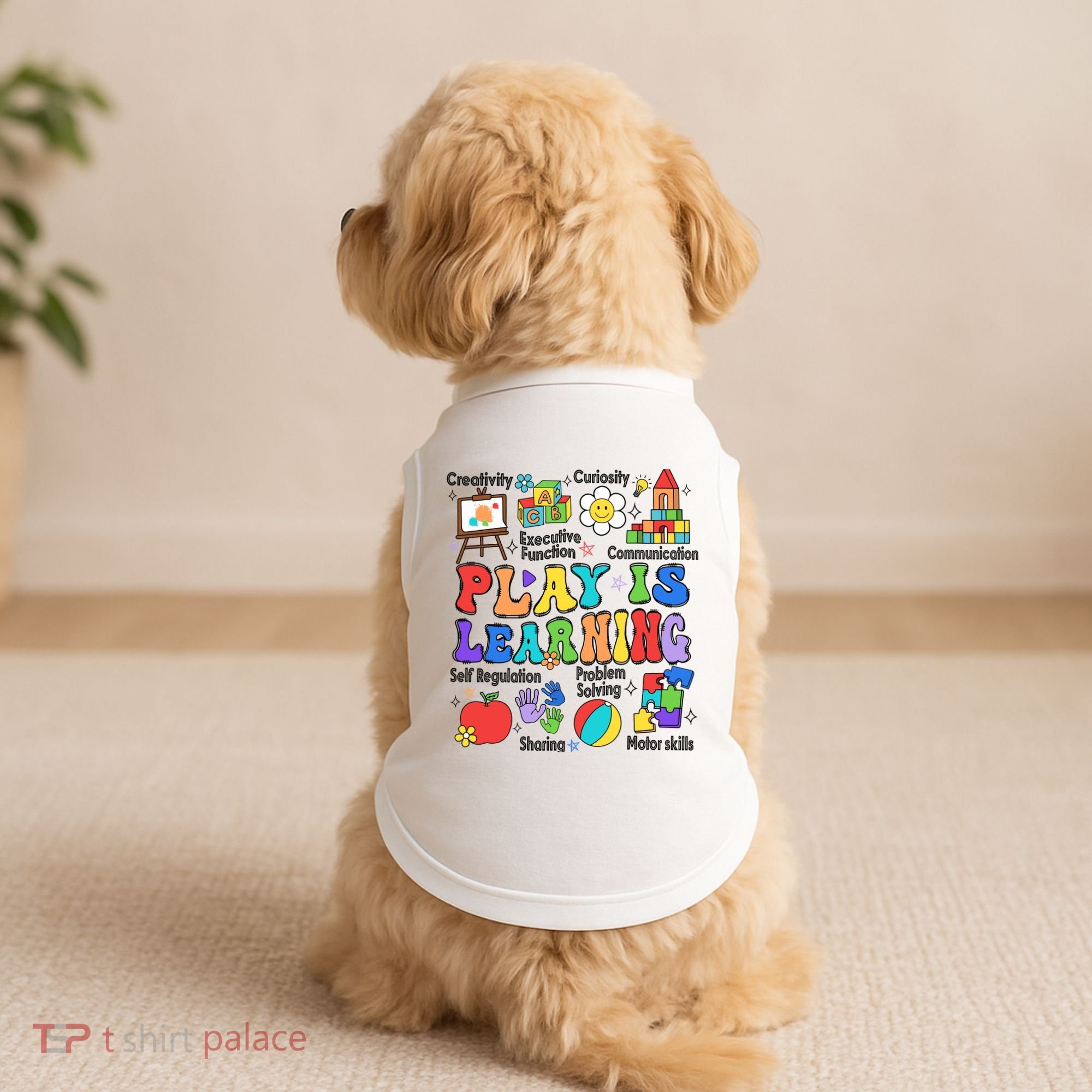 Play Is Learning Teacher Back To School First Day Of School Doggie Tank