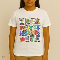 Play Is Learning Teacher Back To School First Day Of School T-Shirt thumb 4