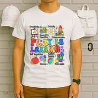 Play Is Learning Teacher Back To School First Day Of School T-Shirt thumb 6