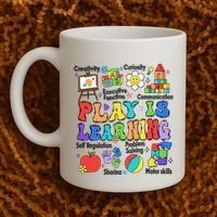 Play Is Learning Teacher Back To School First Day Of School Coffee Mug thumb 2