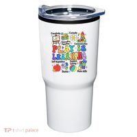 Play Is Learning Teacher Back To School First Day Of School Tumbler thumb 0
