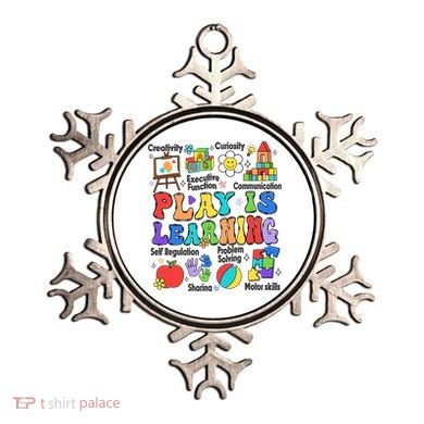 Play Is Learning Teacher Back To School First Day Of School Ornament