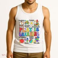 Play Is Learning Teacher Back To School First Day Of School Tank Top thumb 3