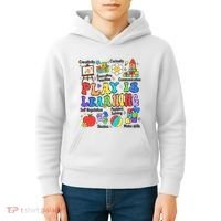 Play Is Learning Teacher Back To School First Day Of School Kids Hoodie thumb 4