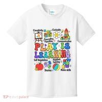 Play Is Learning Teacher Back To School First Day Of School Kids T-Shirt thumb 0
