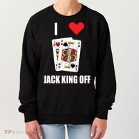 Pokerflow I Love Jack King Off New Women's Sweatshirt thumb 0