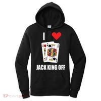 Pokerflow I Love Jack King Off New Women's Hoodie thumb 0