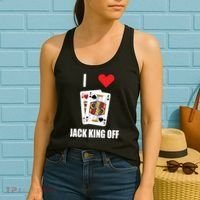 Pokerflow I Love Jack King Off New Women's Tank Top thumb 2