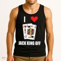 Pokerflow I Love Jack King Off New Tank Top thumb 3