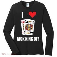 Pokerflow I Love Jack King Off New Women's Long Sleeve Shirt thumb 0