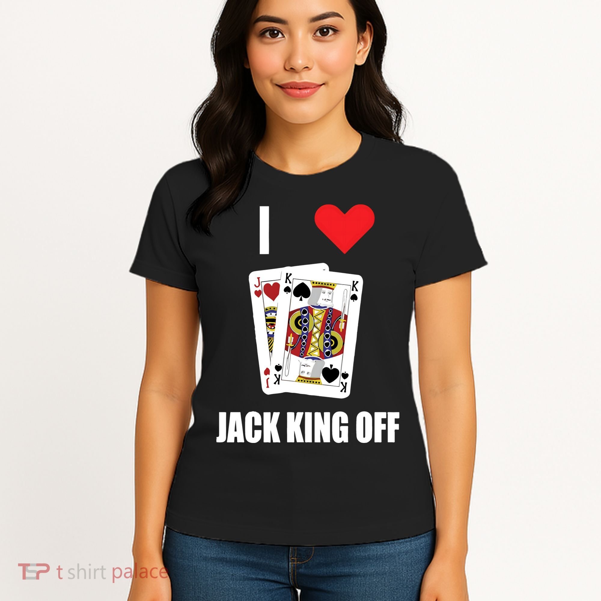 Pokerflow I Love Jack King Off New Women's T-Shirt