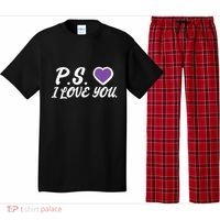 Ps I Love You Day ValentineS Day Purple Heart Pajama Set thumb 0