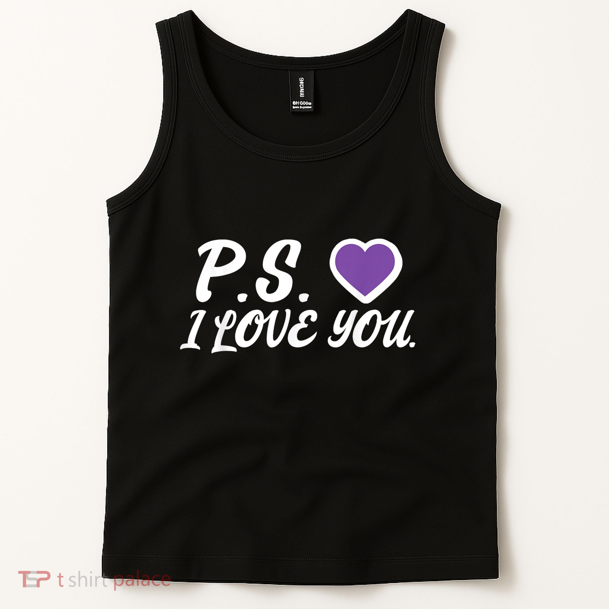 Ps I Love You Day ValentineS Day Purple Heart Tank Top