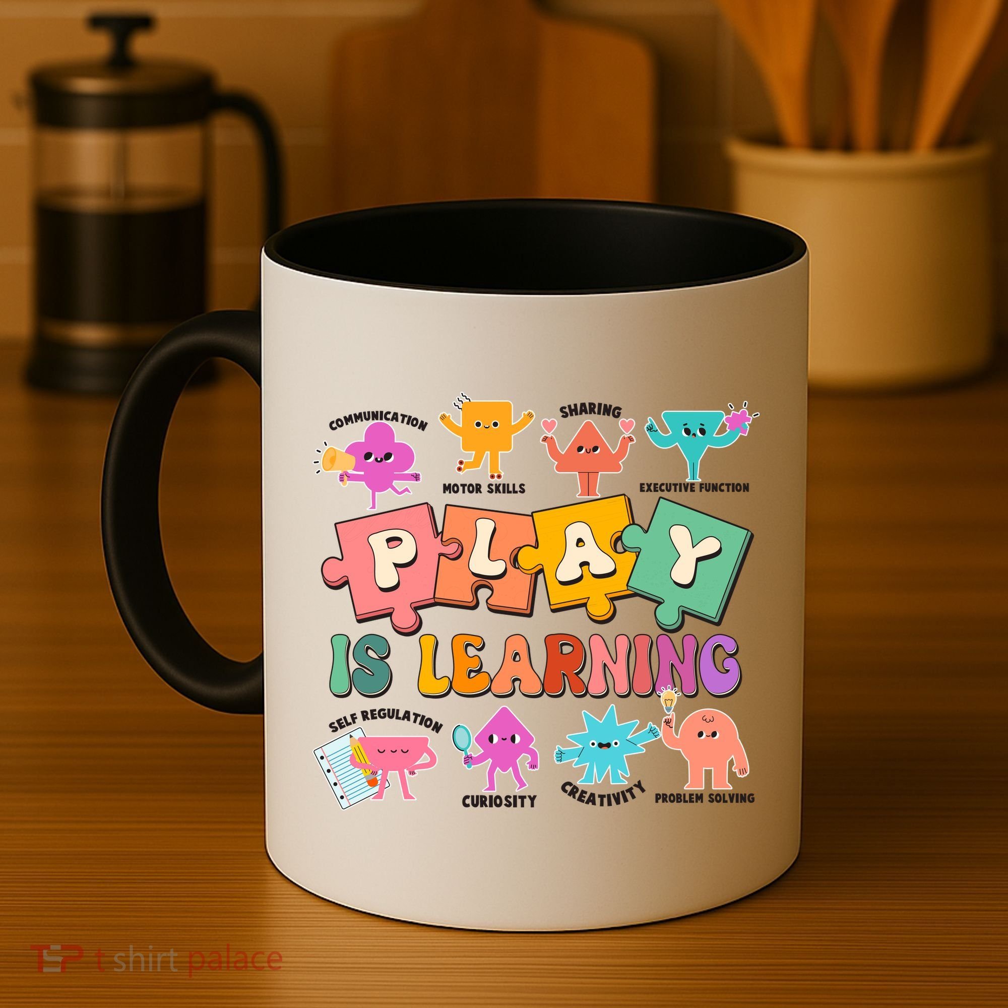 Play Is Learning Kindergarten Teacher Student Life Coffee Mug