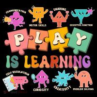 Play Is Learning Kindergarten Teacher Student Life Ornament thumb 1
