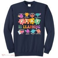 Play Is Learning Kindergarten Teacher Student Life Sweatshirt thumb 0