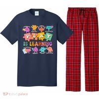Play Is Learning Kindergarten Teacher Student Life Pajama Set thumb 0