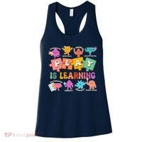 Play Is Learning Kindergarten Teacher Student Life Women's Tank Top thumb 0