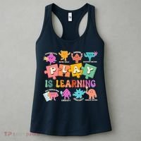 Play Is Learning Kindergarten Teacher Student Life Women's Tank Top thumb 3