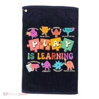 Play Is Learning Kindergarten Teacher Student Life Golf Towel thumb 0